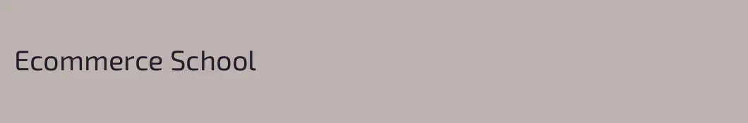 Ecommerce School